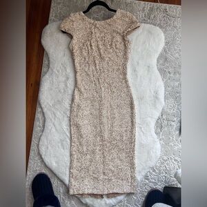 Champagne sequins Dress the Population dress, Size S